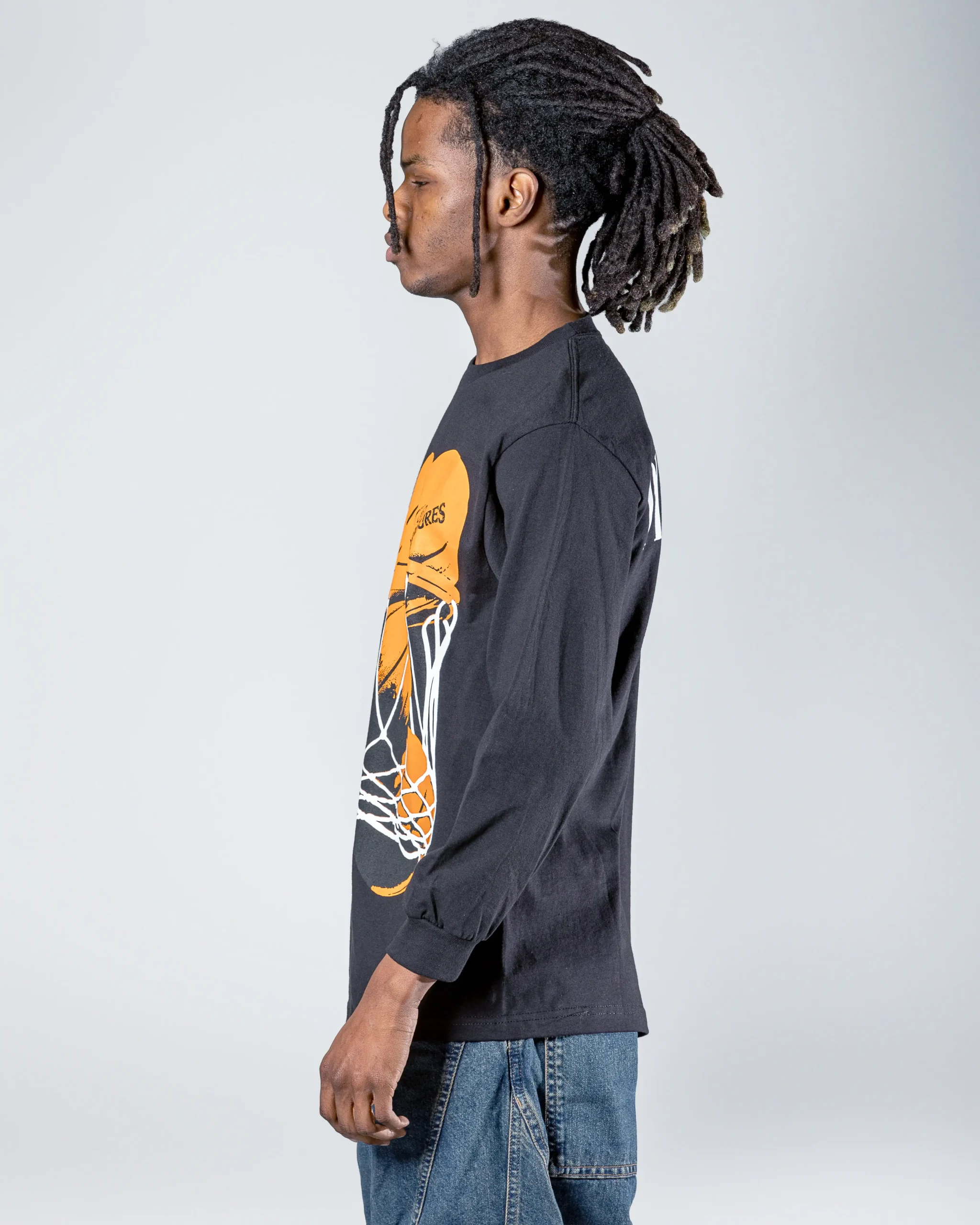 HOOPS LONG SLEEVE BLACK