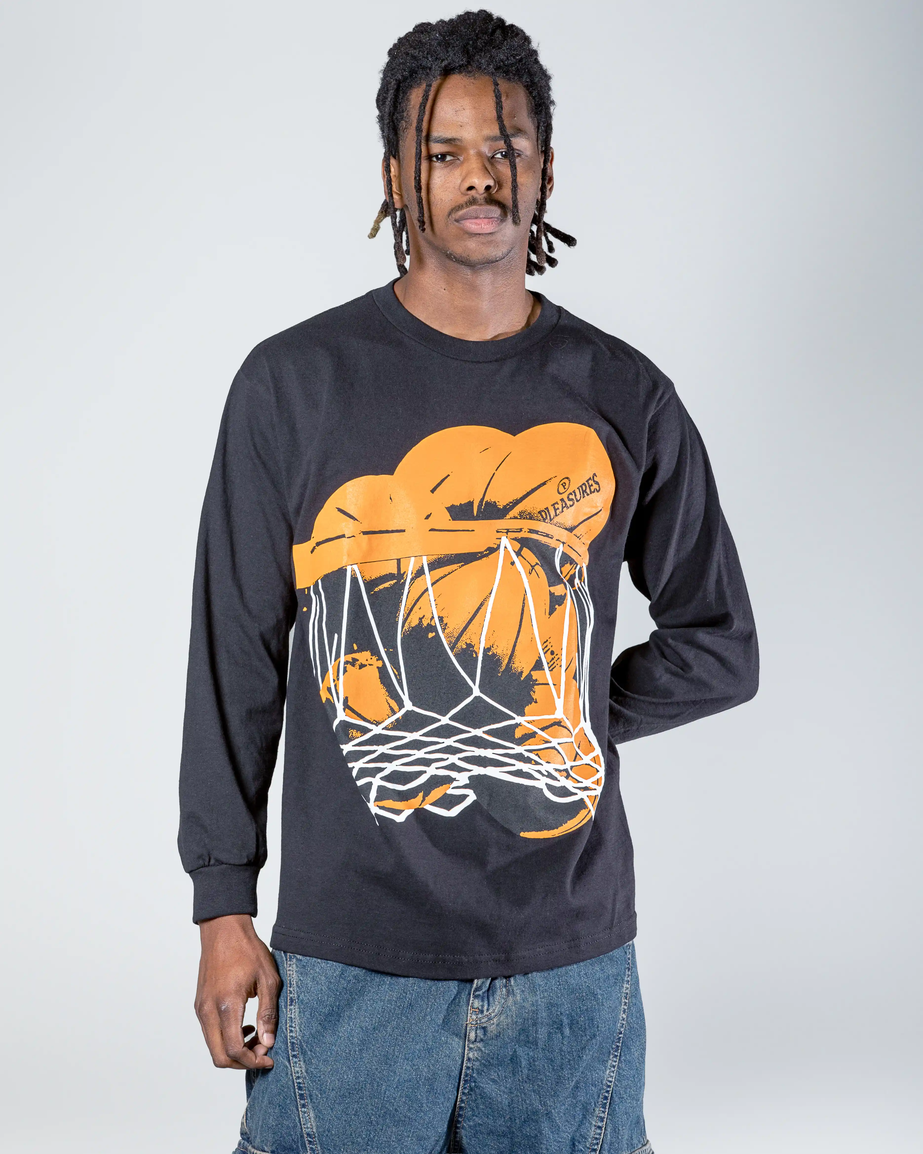 HOOPS LONG SLEEVE BLACK