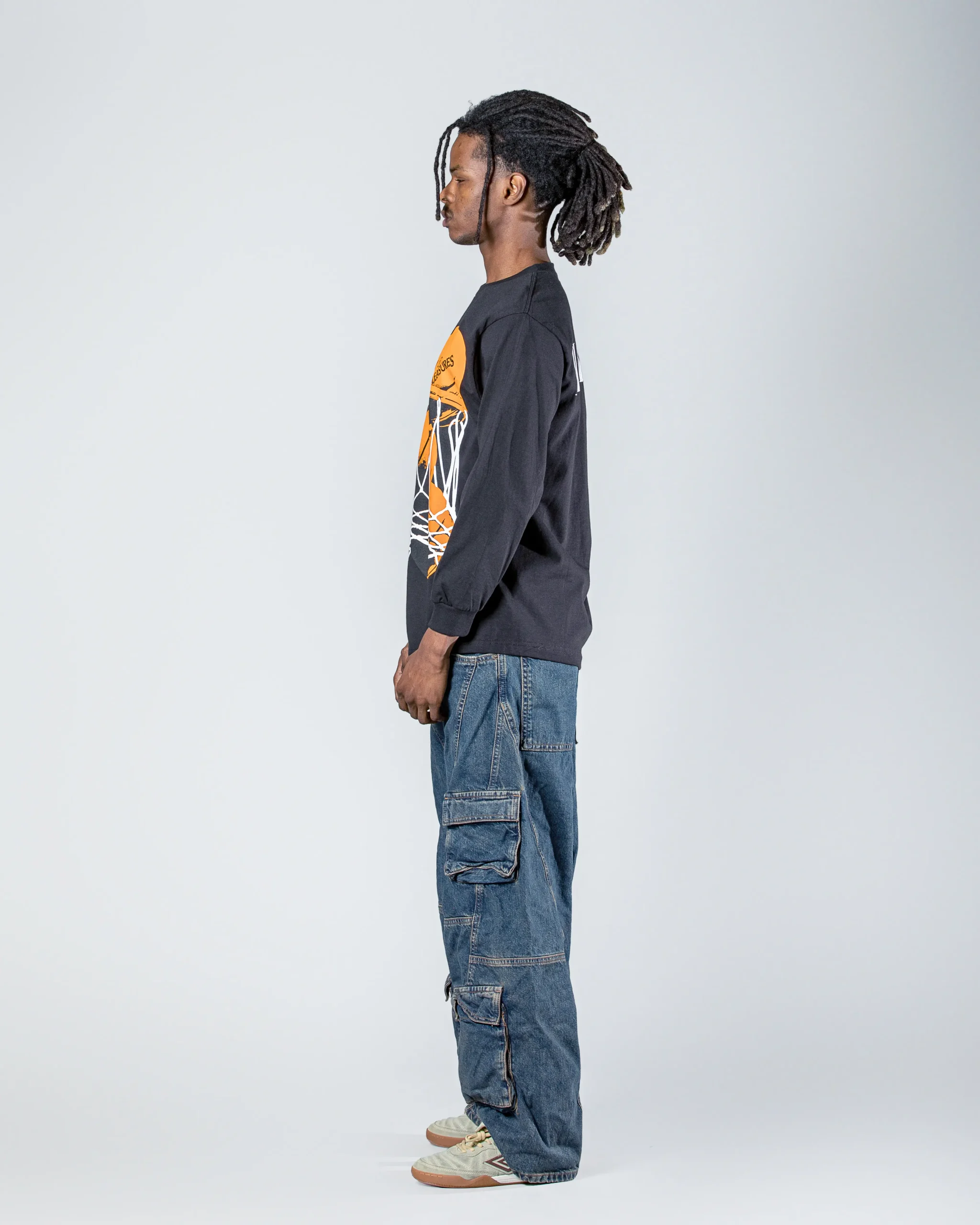 HOOPS LONG SLEEVE BLACK