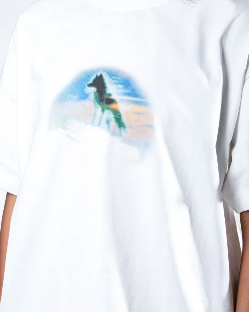 Off-white Printed Wolf Tee