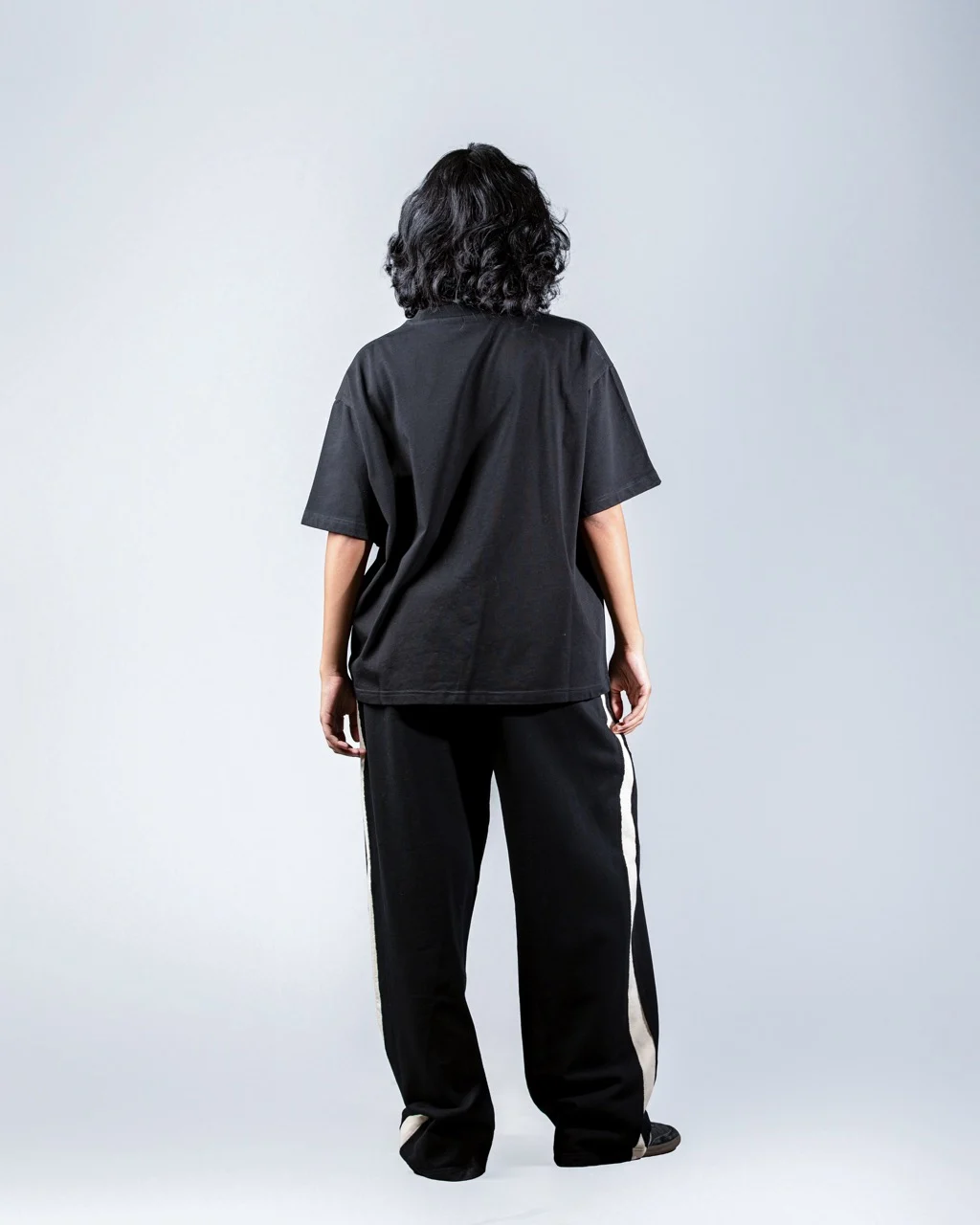 Black Two Headed Wolf Tee