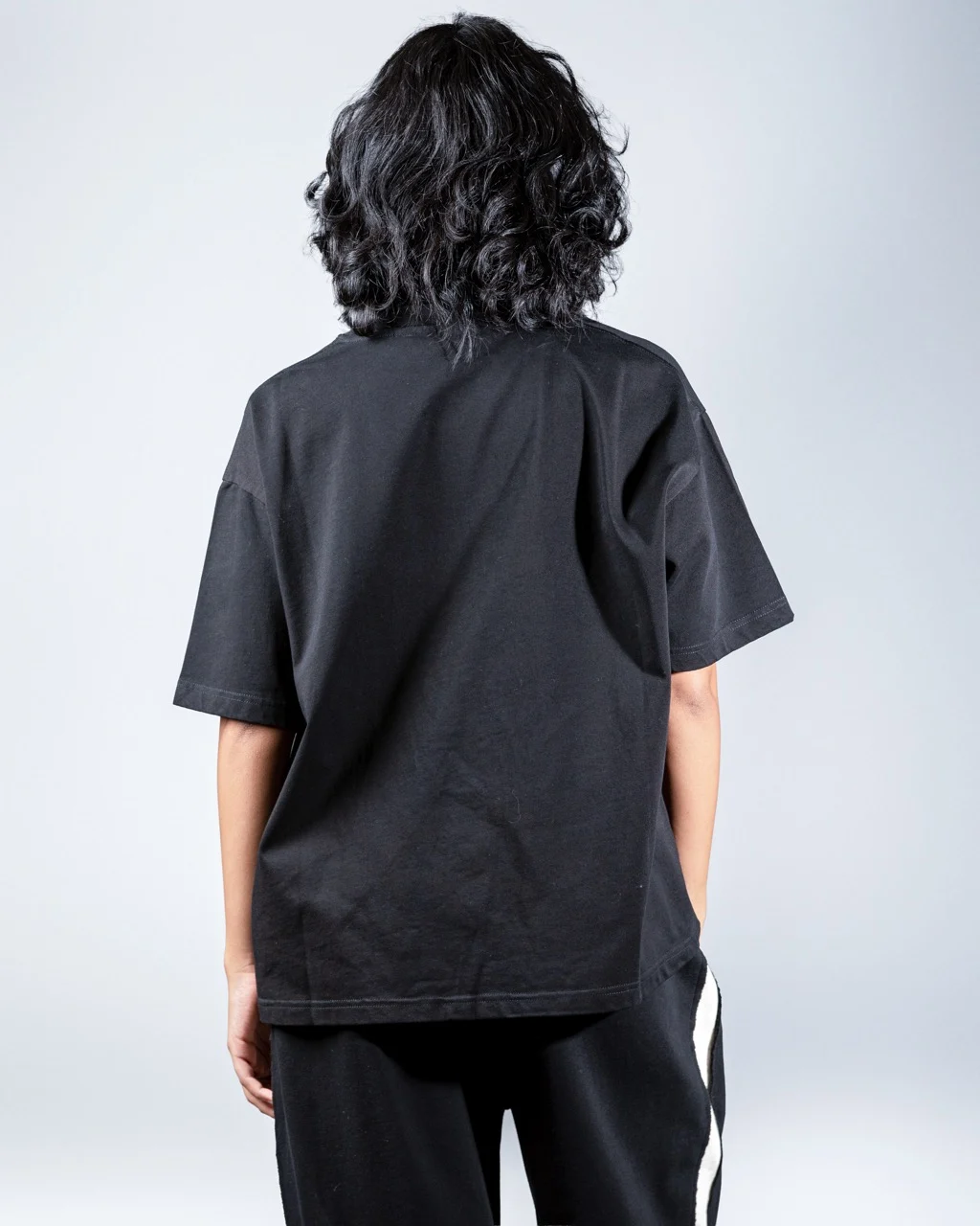 Black Two Headed Wolf Tee
