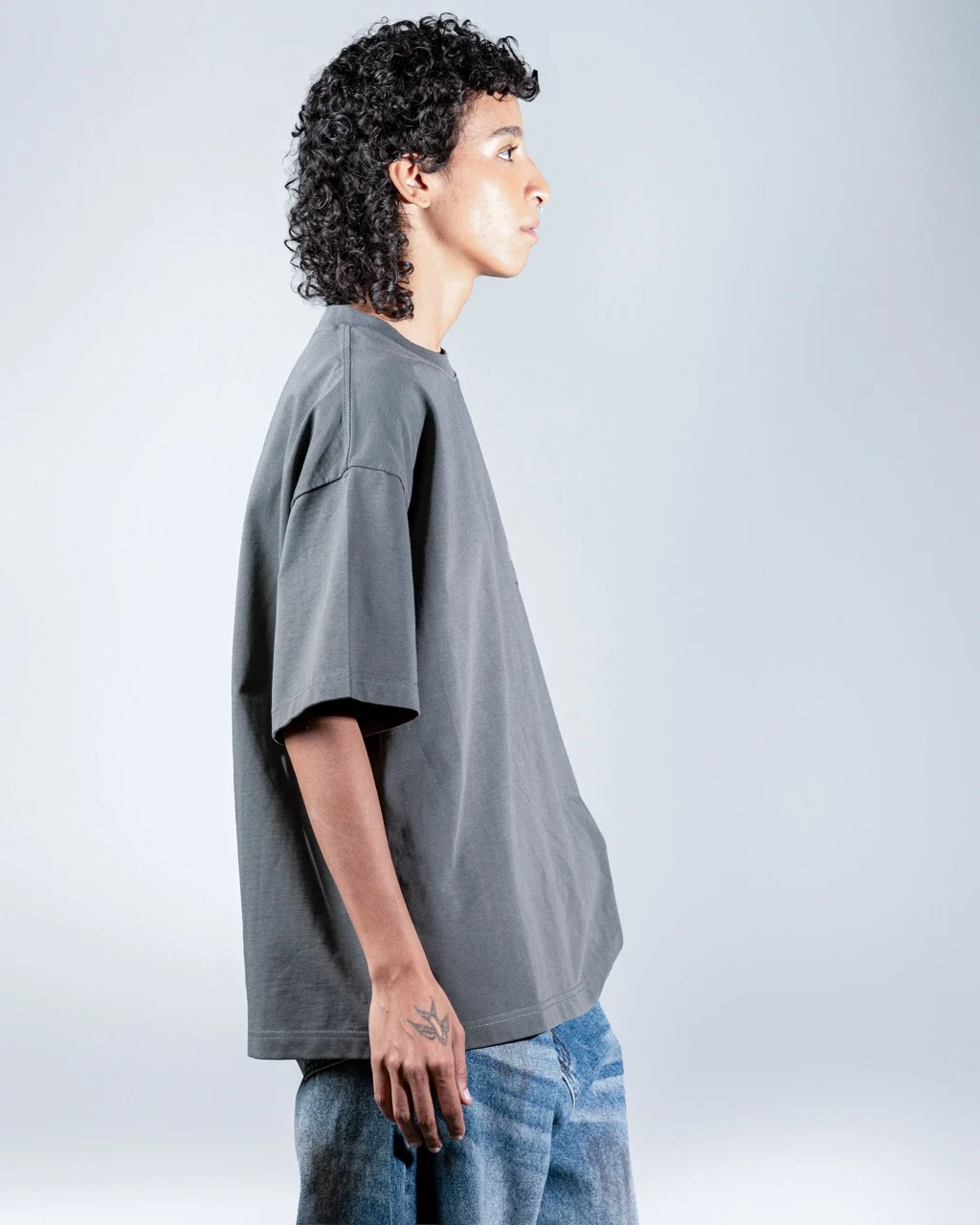Brown pocket tee