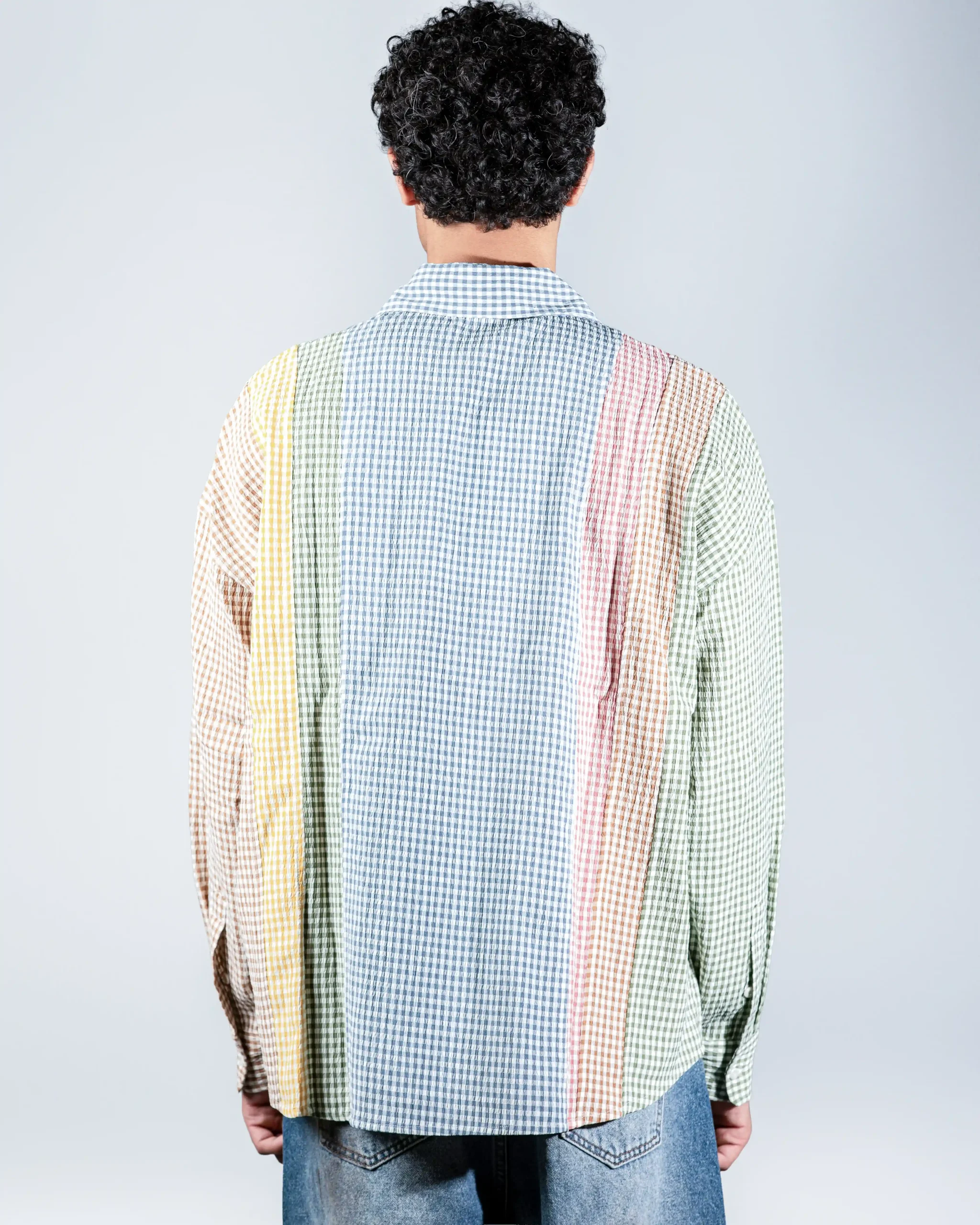 Patchwork Gingham Shirt