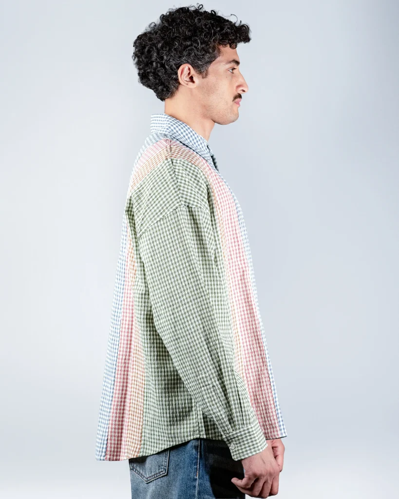 Patchwork Gingham Shirt