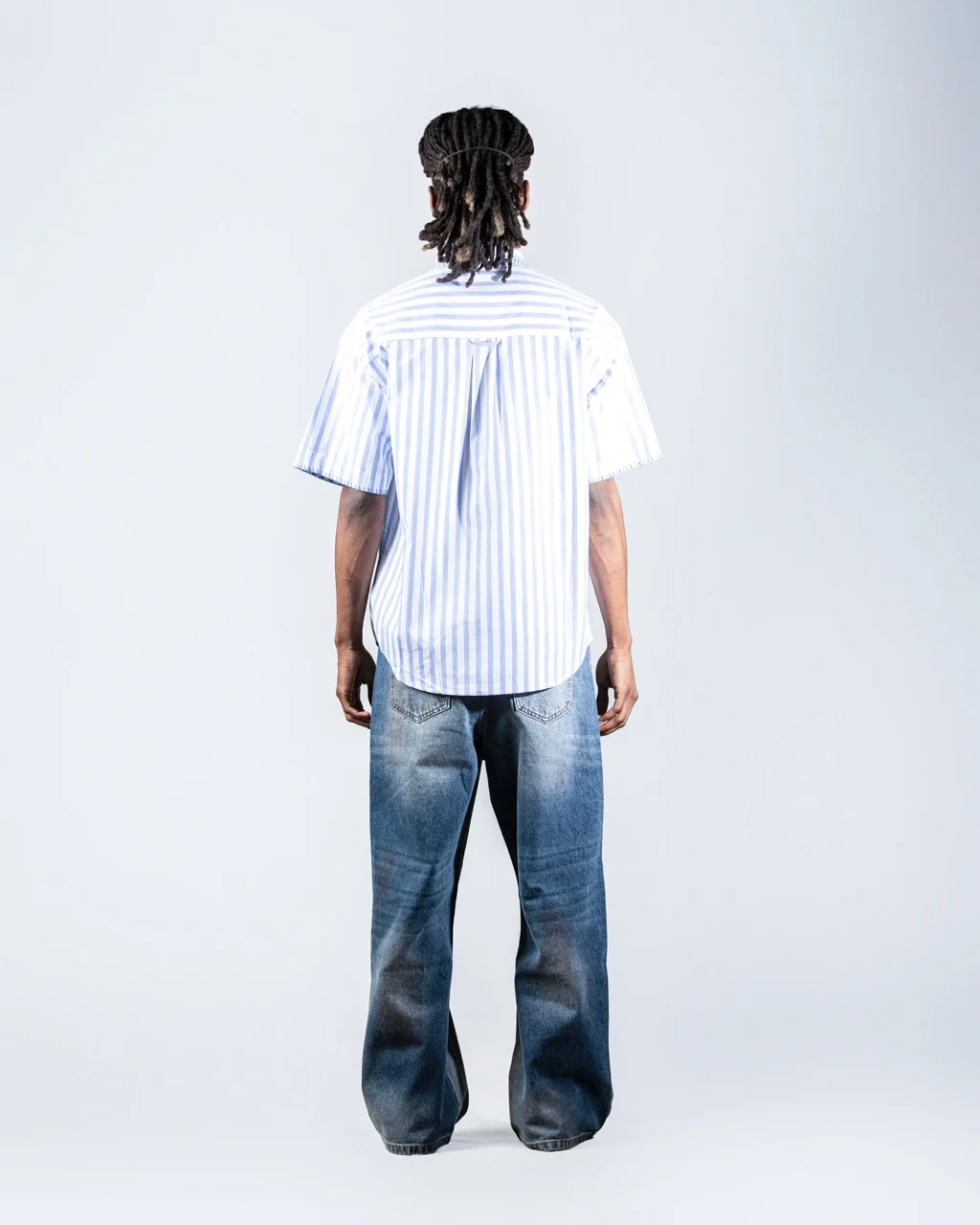 Sky Blue shirt with Stitching