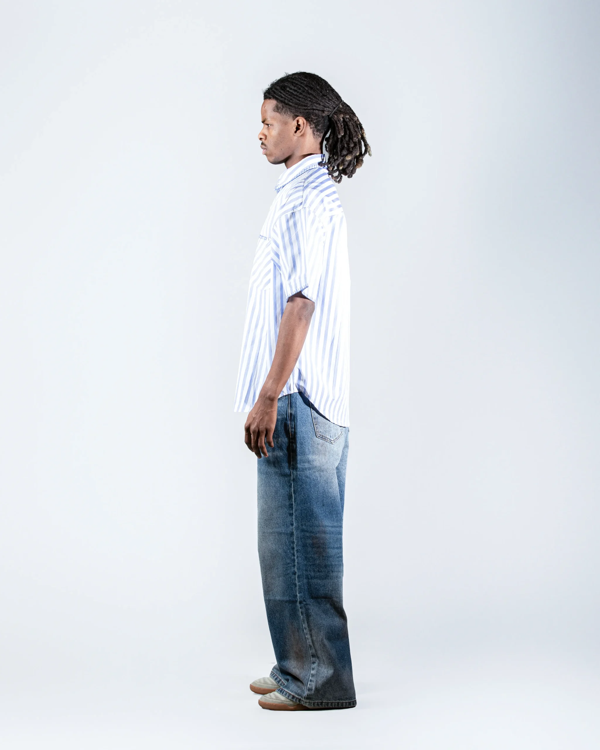 Sky Blue shirt with Stitching