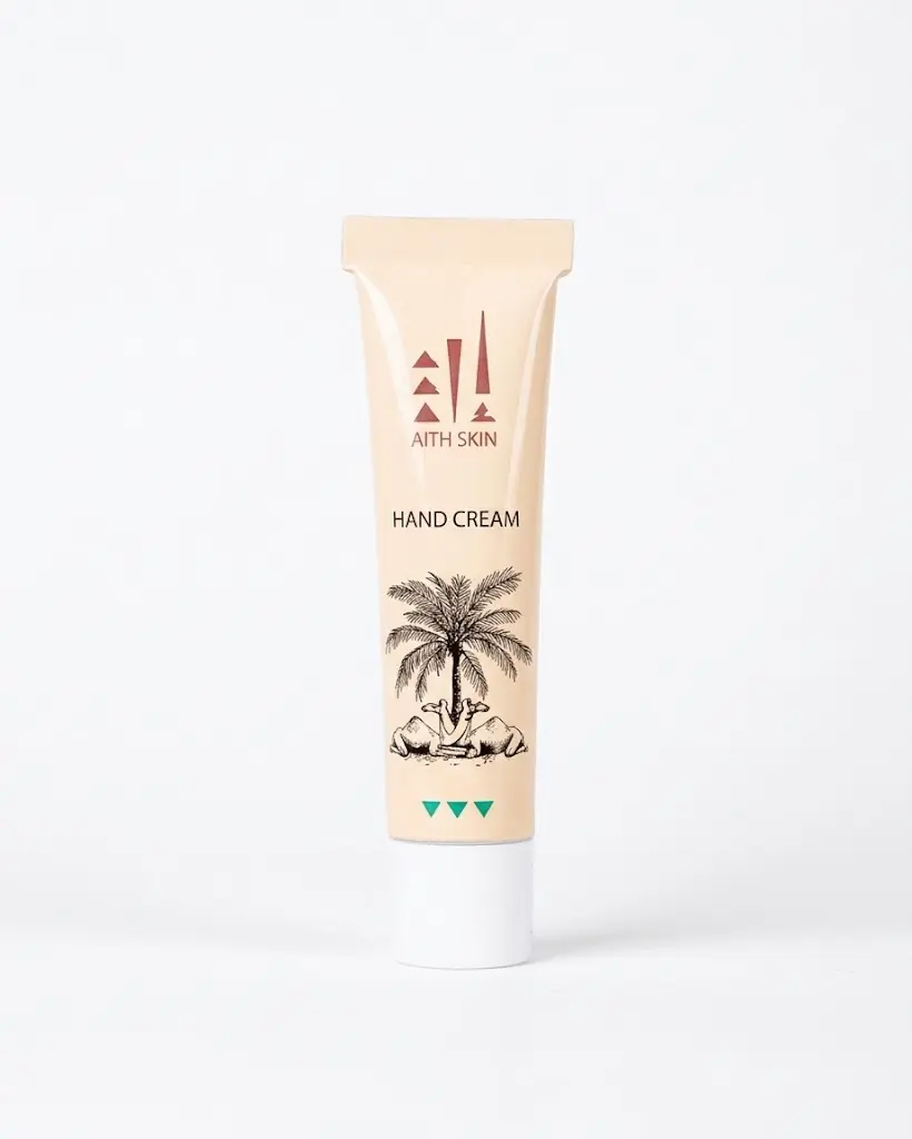 Date seed oil hand cream with white cardamom scent
