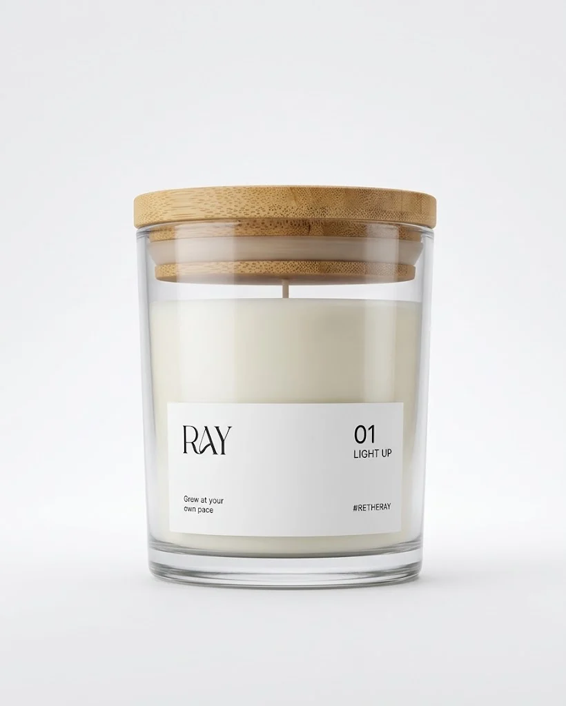 Light up|01 Clear candle