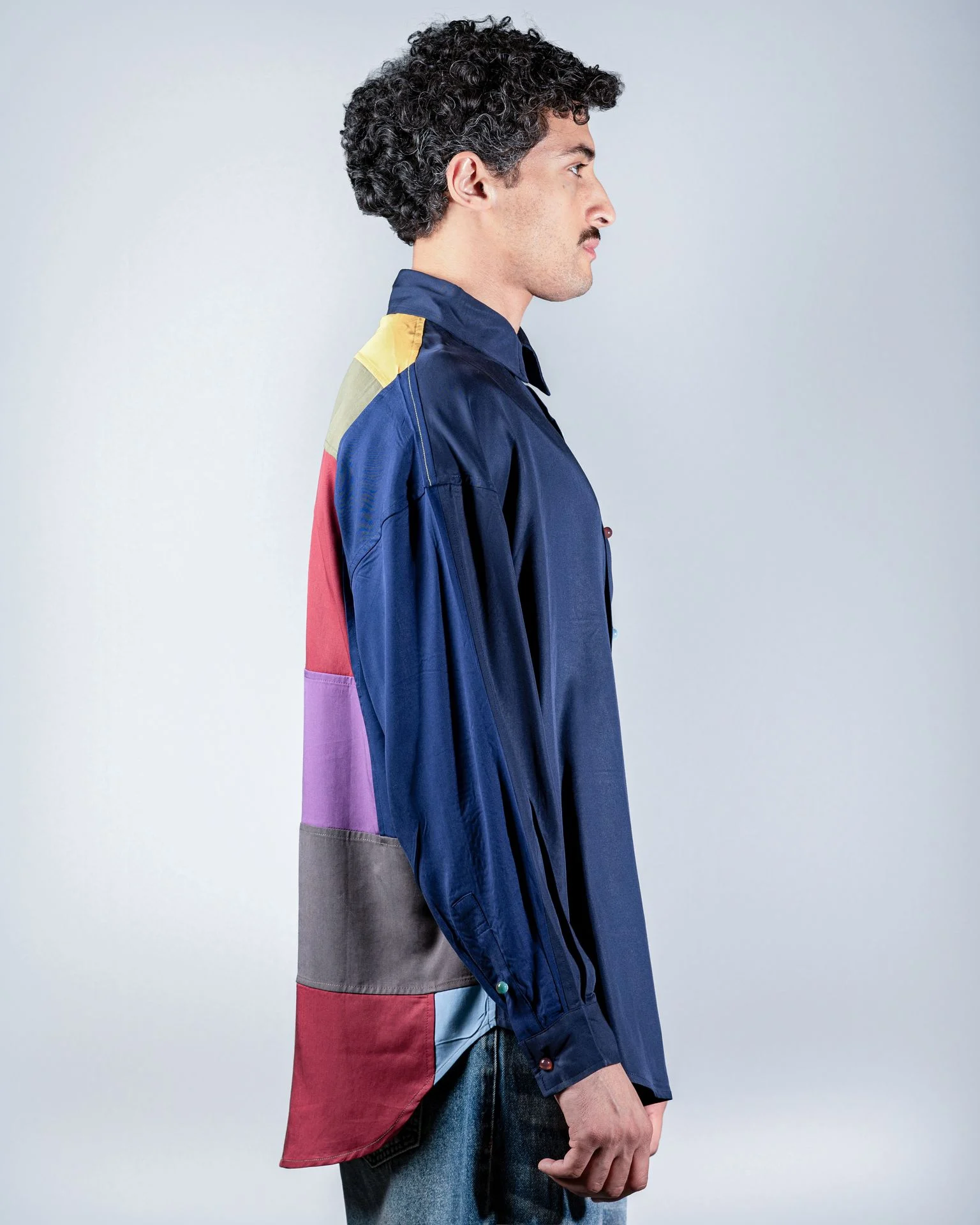 Multicolor Patchwork Shirt