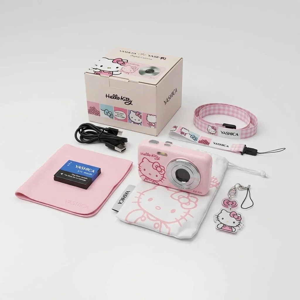 YASHICA x Hello Kitty Digital Camera DZ-100 (Pink)