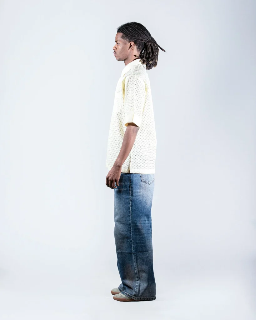 Yellow Textured shirt